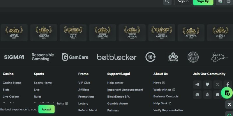 Mức độ uy tín của BC.Game qua các giấy phép