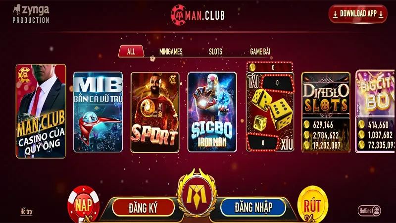 Đôi nét về cổng game Manclub