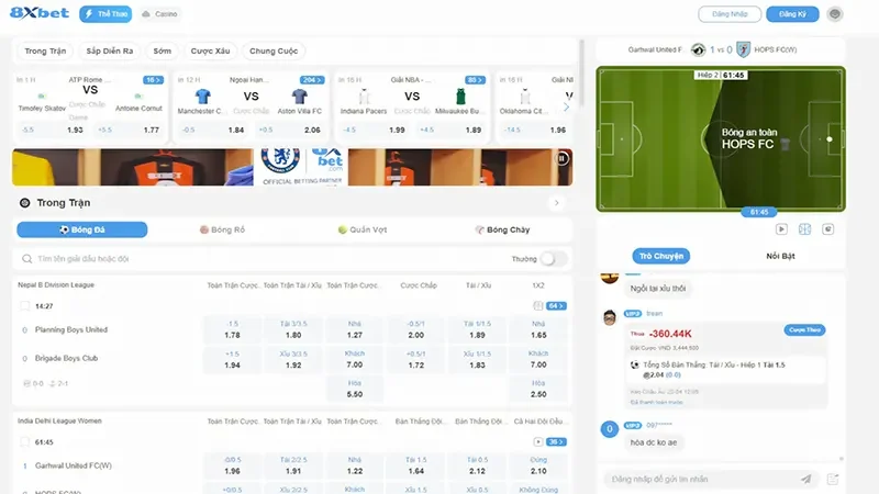 Giới thiệu sơ lược nhà cái 8xbet