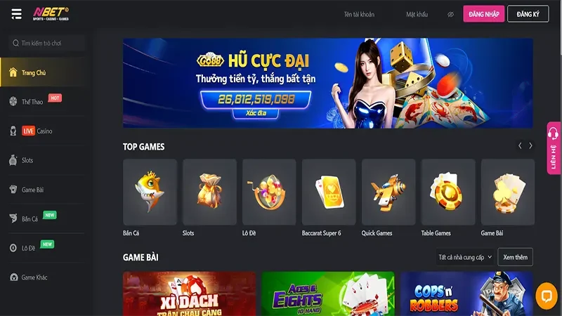 Giới thiệu tổng quan về nhà cái Nbet