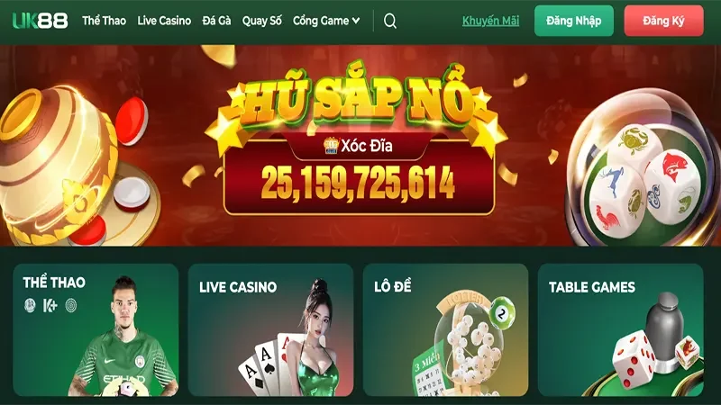 Sơ lược thông tin chính của nhà cái UK88