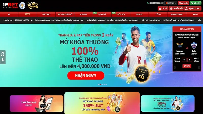 Thông tin sơ lược nhà cái 12Bet