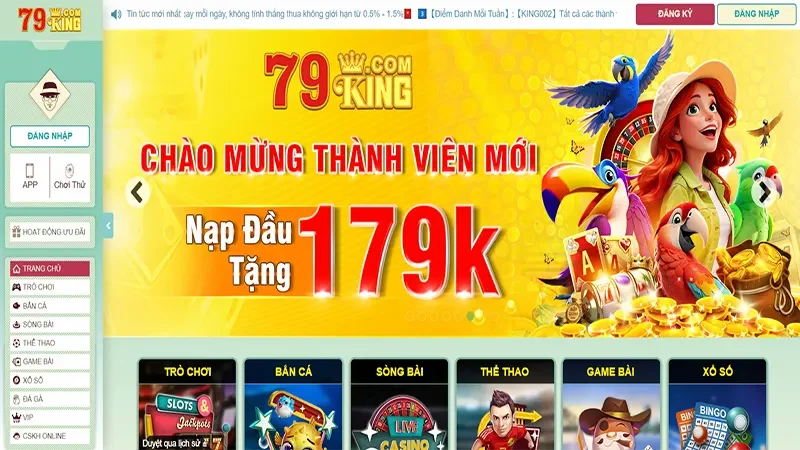 Tổng quan đánh giá chi tiết về nhà cái 79King