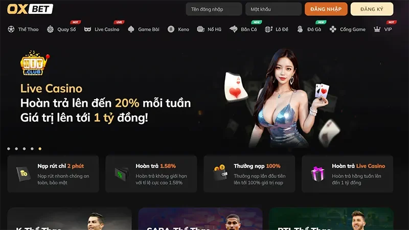 Tổng quan đánh giá nhà cái Oxbet