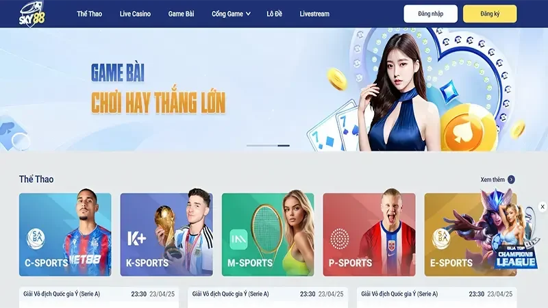 Tổng quan về sân chơi Sky88
