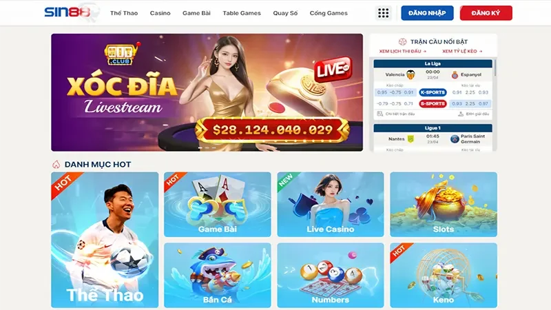 Tổng quát thông tin nhà cái Sin88